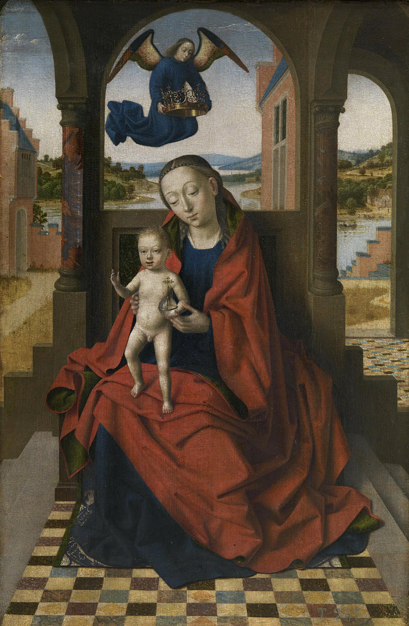 İsa Çocukluğuyla Bakire - Petrus Christus