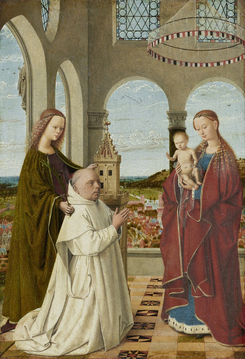İsa Çocukluğuyla Bakire - Petrus Christus