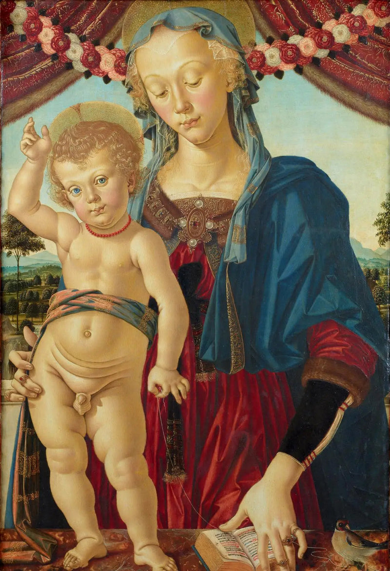 İsa Çocukluğuyla Bakire - Pietro Perugino