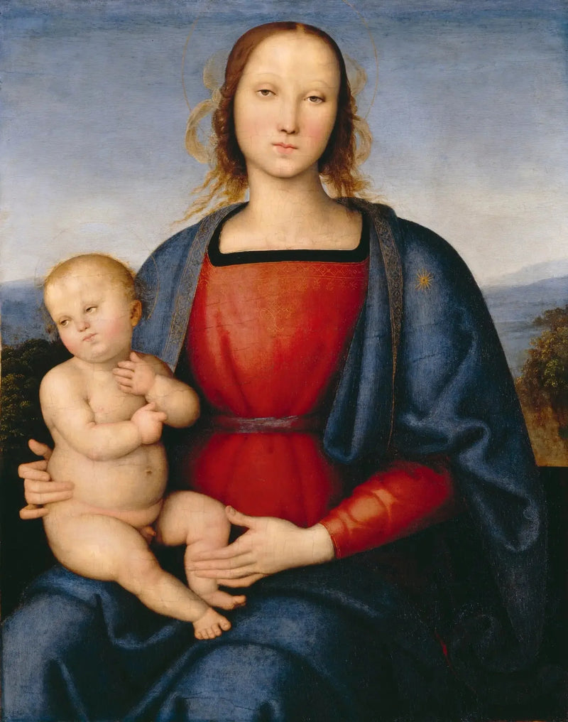İsa Çocukluğuyla Bakire - Pietro Perugino