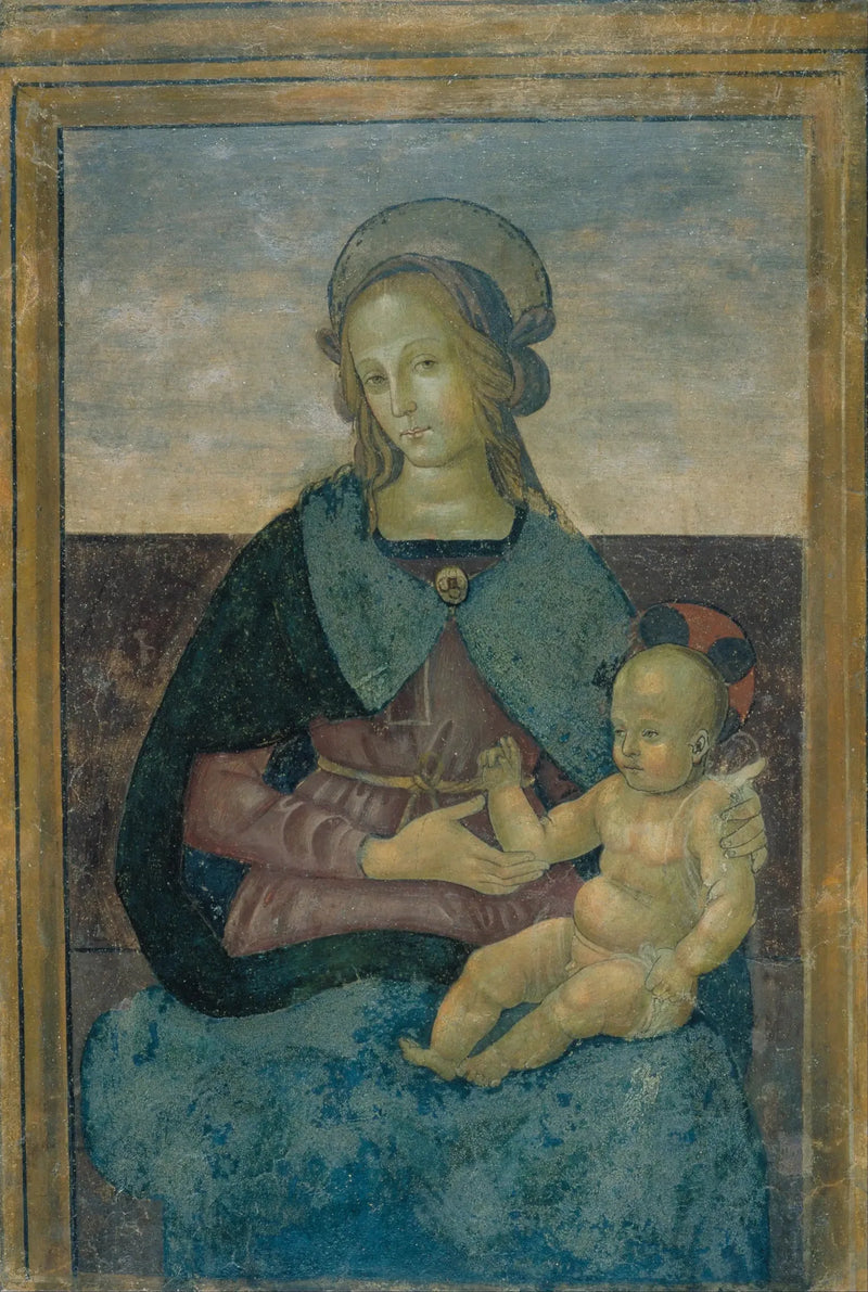 İsa Çocukluğuyla Bakire - Pietro Perugino