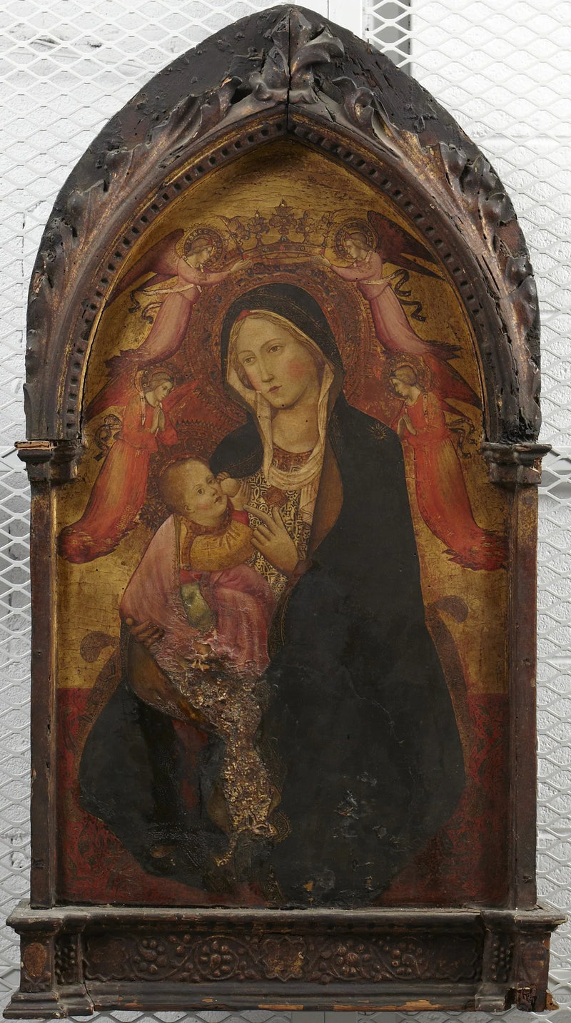İsa Anası ve Dört Melek - Agnolo Gaddi