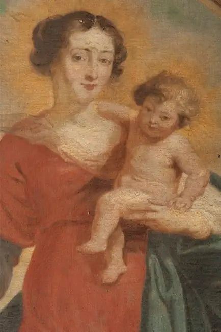 Vierge à l'Enfant (retable de Saint-Roch) - Peter Paul Rubens image 1 reproduction de peinture à l’huile