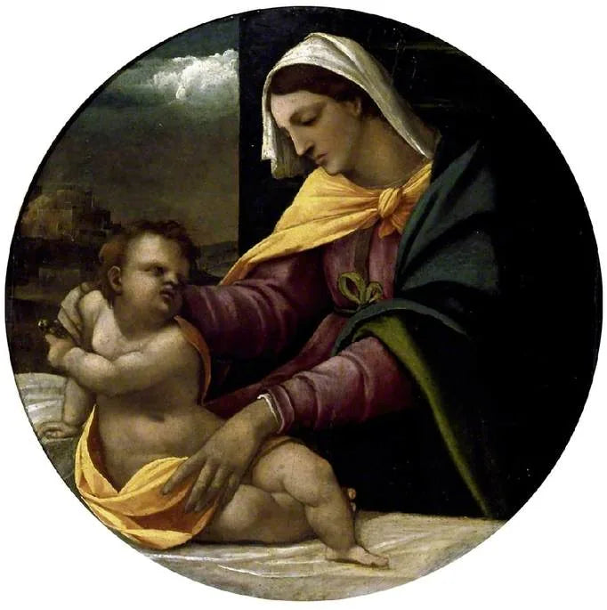 İsa Çocukluğuyla Bakire - Sebastiano del Piombo