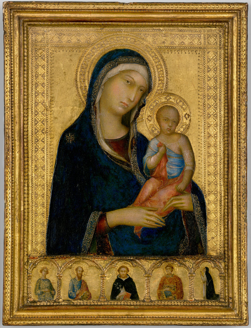 İsa Çocukluğuyla Bakire - Simone Martini