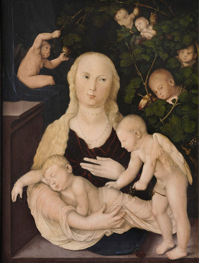 Vierge à la treille - Hans Baldung Grien - Alpha Reproduction