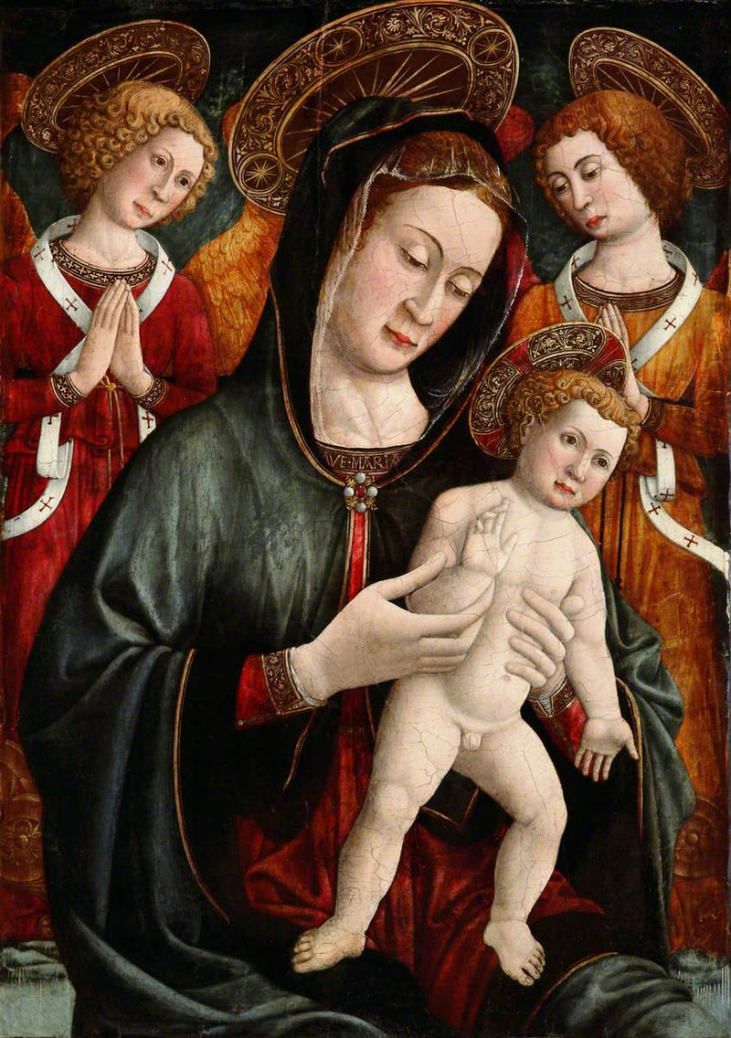 İsa Anası ve Meleklerle - Giovanni Francesco da Rimini
