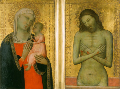 Vierge à l’Enfant ; Christ de douleur - Allegretto Nuzi - Alpha Reproduction