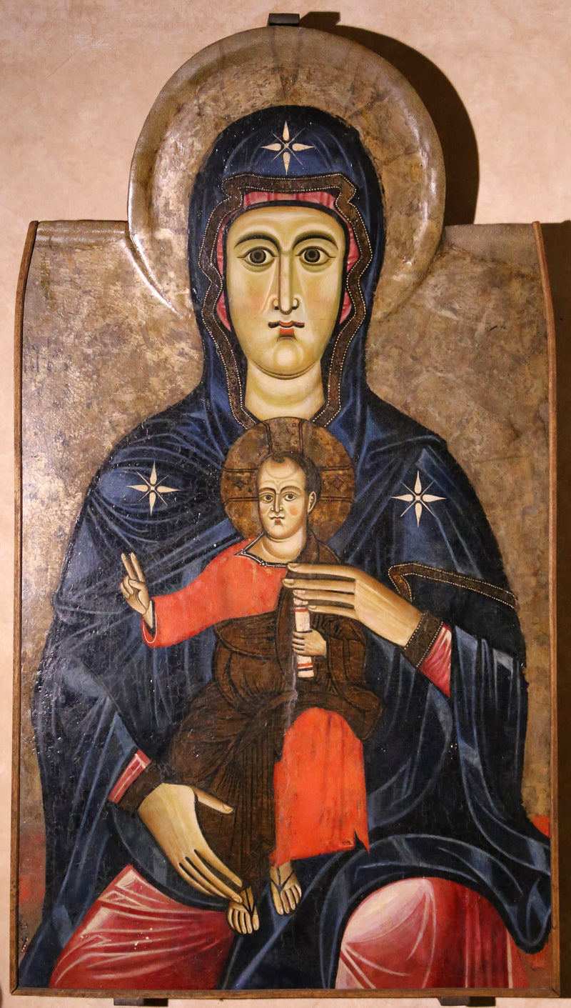 Majestede Bebek Meryem - Bigallo Haçı Ustası