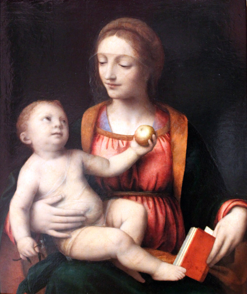 İsa ve Elma Bakirei - Bernardino Luini