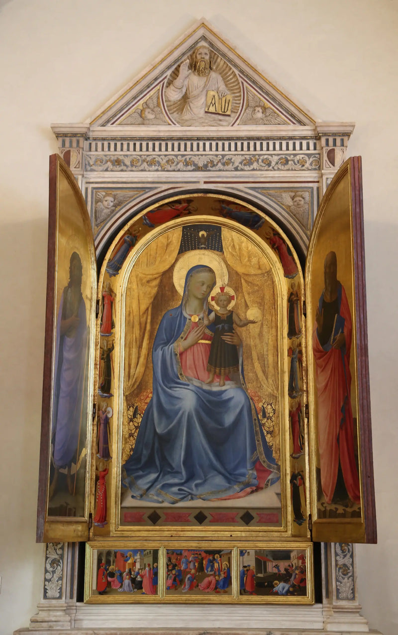 İsa Çocukluğuyla Bakire - Fra Angelico