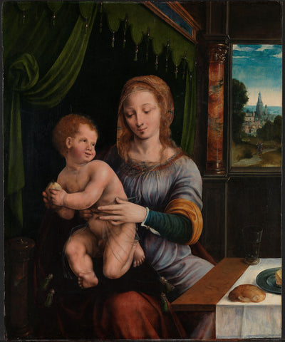 Vierge à l’Enfant - Joos van Cleve - Alpha Reproduction