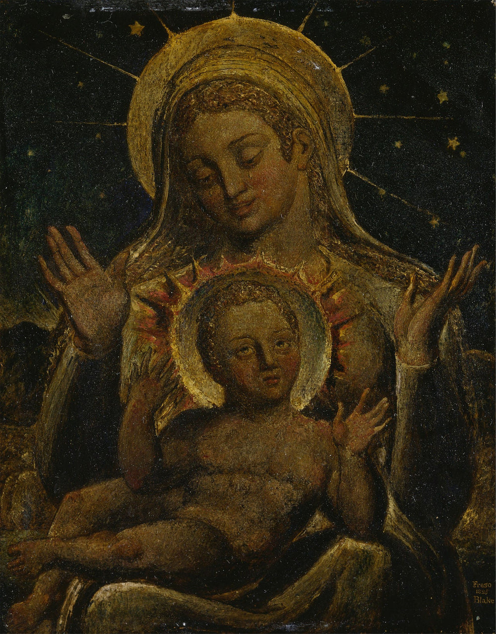 Vierge à l’Enfant - William Blake - Alpha Reproduction