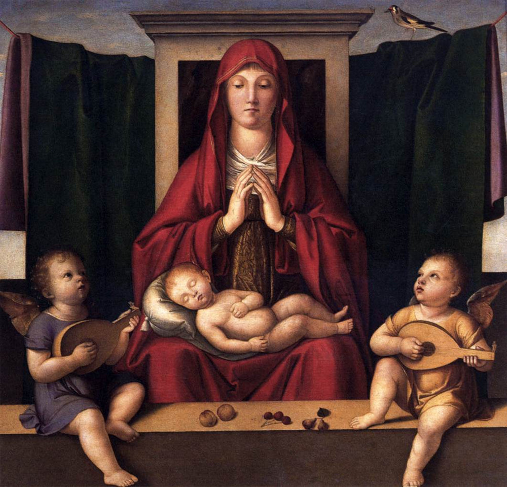 Vierge adorant l’enfant endormi - Alvise Vivarini - Alpha Reproduction