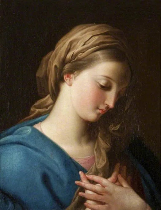 Meryem Ana ve Melek - Pompeo Batoni