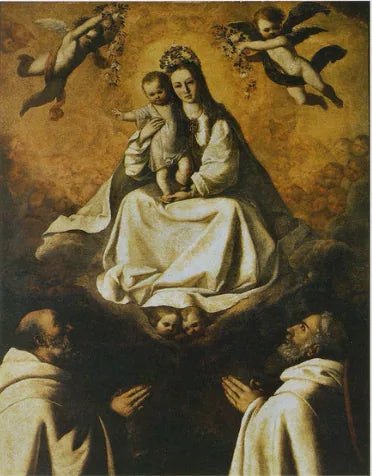 Merhamet Bakiresi ve İki Mercenarius - Francisco de Zurbarán