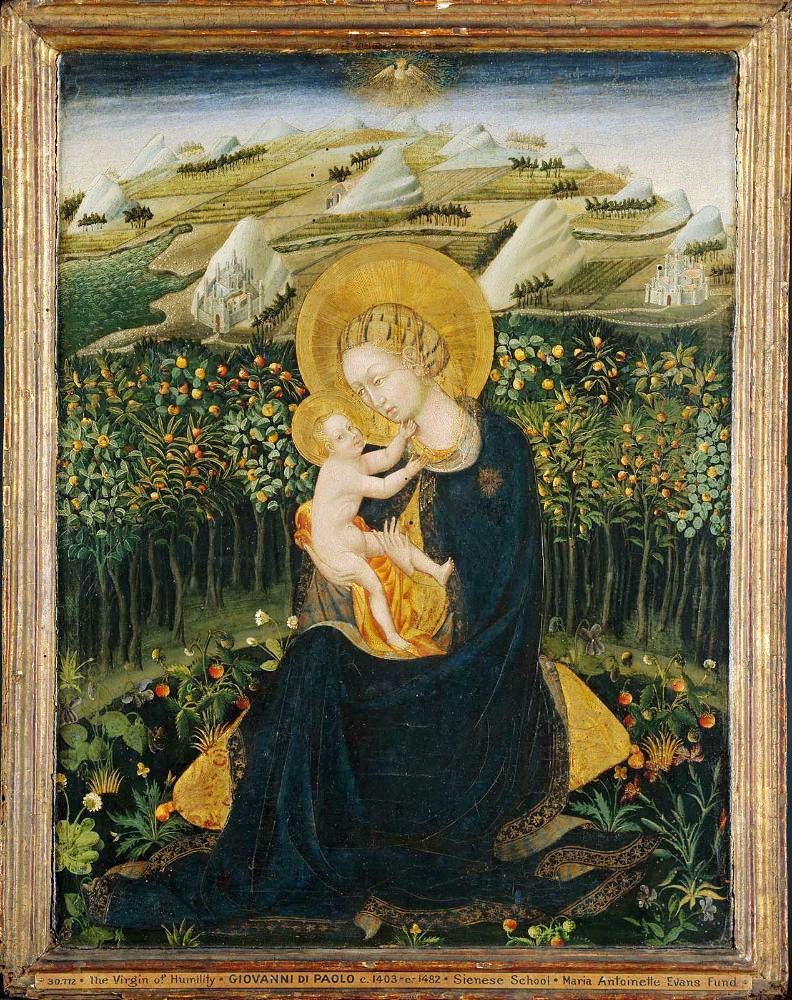 Alçakgönüllülük Bakiresi - Giovanni di Paolo