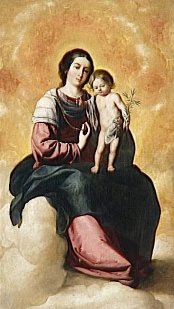 Vierge du Rosaire - Francisco de Zurbarán