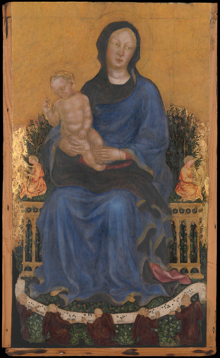Vierge à l'Enfant avec des anges - Gentile da Fabriano (Gentile di Niccolò di Giovanni di Massio)