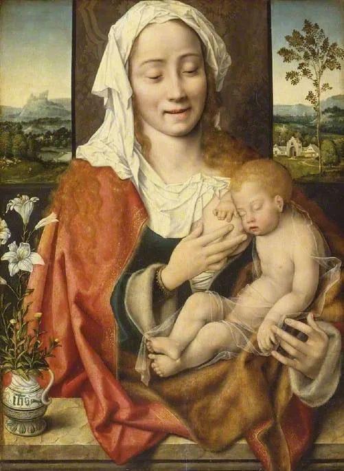 Bakire ve Çocuk - Joos van Cleve