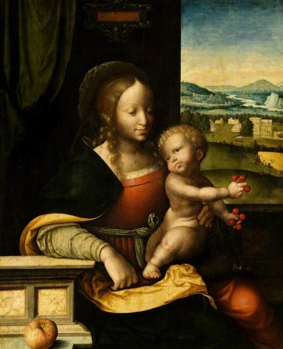 Bakire ve Çocuk - Joos van Cleve