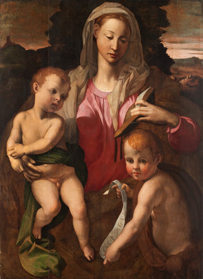 Vierge et l’Enfant avec saint Jean-Baptiste. - Bronzino - Alpha Reproduction