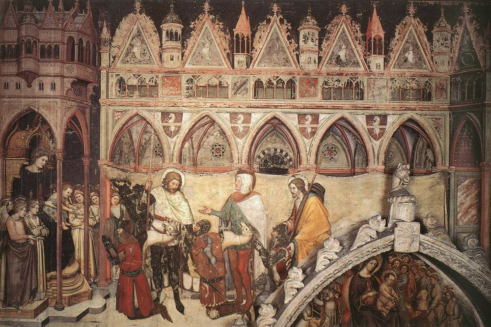 Vierge vénérée par les membres de la famille Cavalli - Altichiero da Zevio - Alpha Reproduction