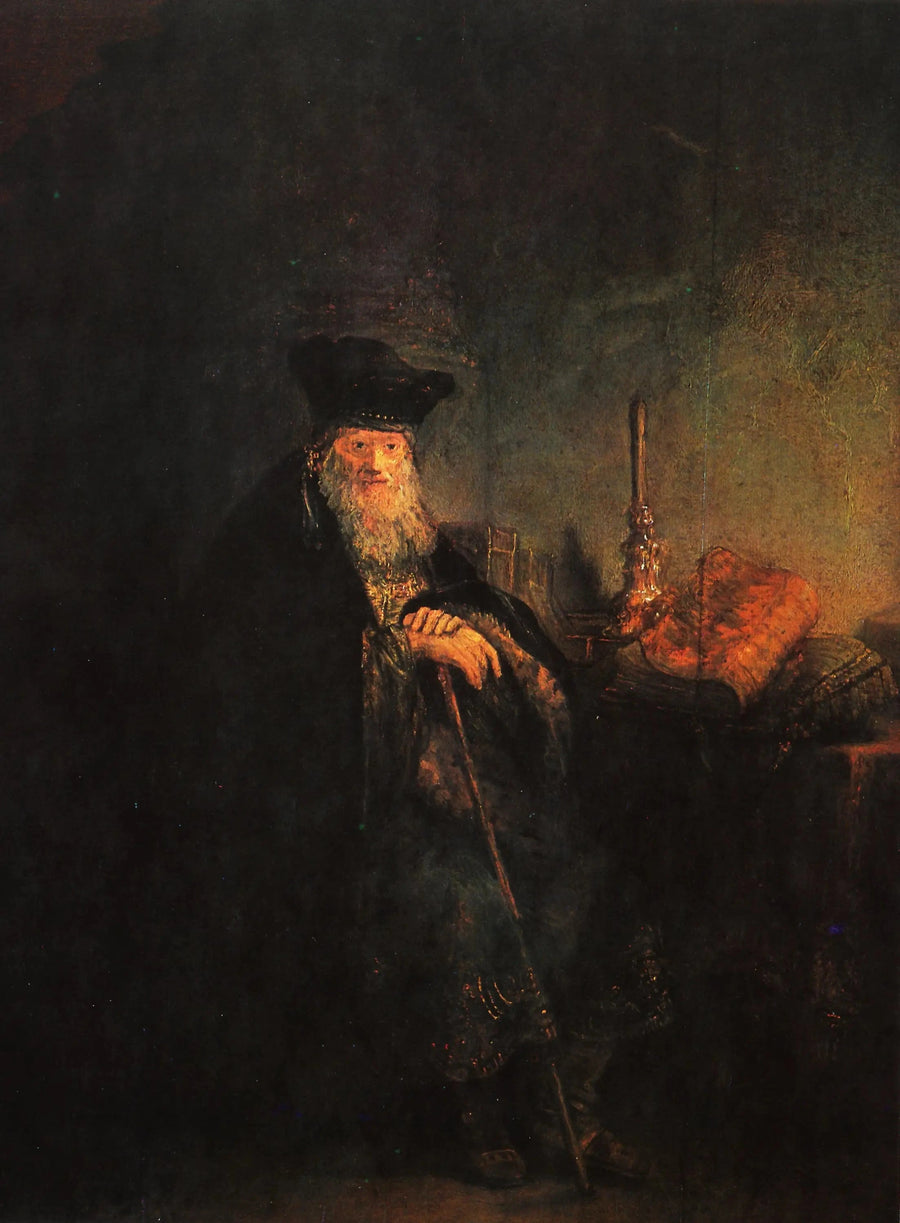 Eski bir bilim adamı bir ofiste - Rembrandt