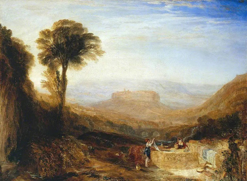 Orvieto Manzarası, Roma'da Boyanmış - J. M. W. Turner