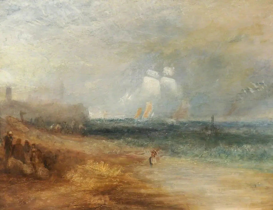 Margate Plajı Manzarası - J. M. W. Turner