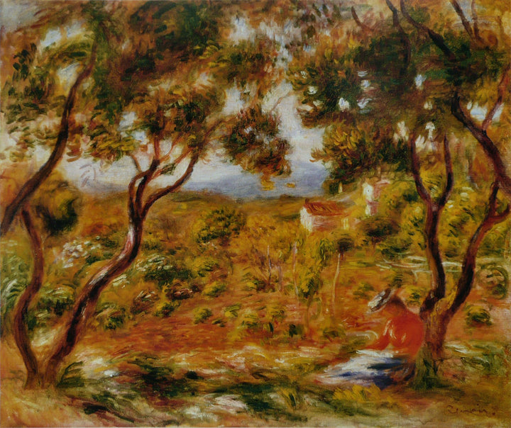 Cagnes'deki Bağlar - Pierre-Auguste Renoir