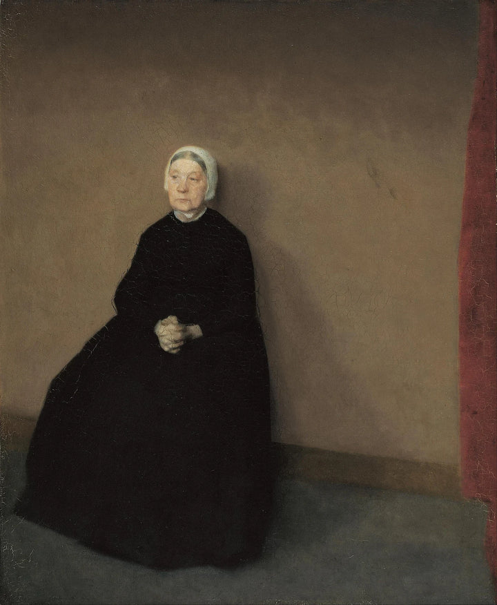 Yaşlı bir kadın - Vilhelm Hammershøi