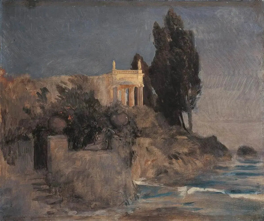 Deniz Kenarında Villa - Arnold Böcklin