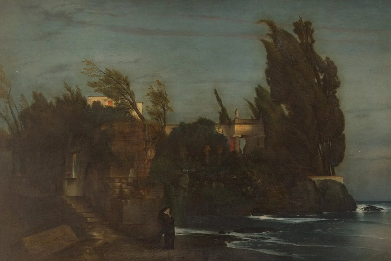 Deniz Kenarında Villa - Arnold Böcklin