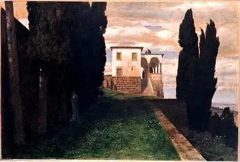 İtalyan Villası Sonbaharda - Arnold Böcklin