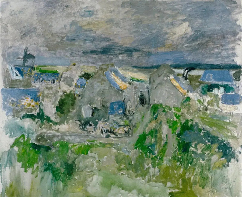 Deniz kıyısındaki köy. Saint Jacut - Édouard Vuillard