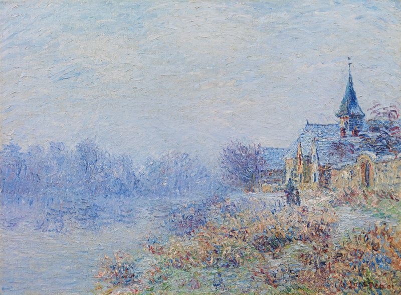 Nehir Kenarında Köy (Porte-Joie) - Gustave Loiseau