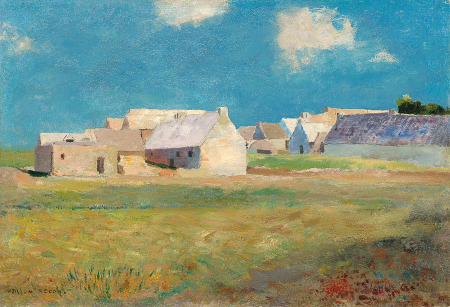 Bretanya Köyü - Odilon Redon