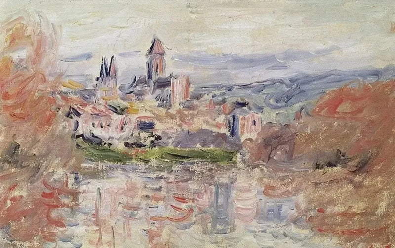 Vétheuil Köyü W670 - Claude Monet