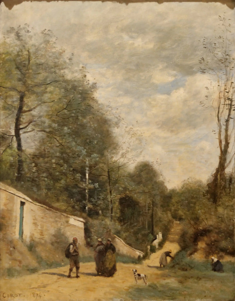 Ville-d'Avray, tren istasyonu yolu - Jean-Baptiste Camille Corot