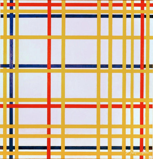 Ville de New York - Mondrian - Reproductions de tableaux et peintures haut de gamme