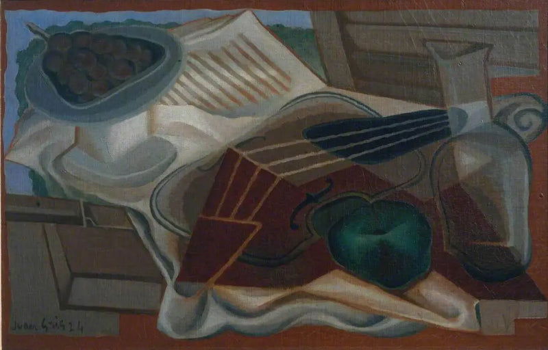 Keman ve Meyve Tabağı - Juan Gris