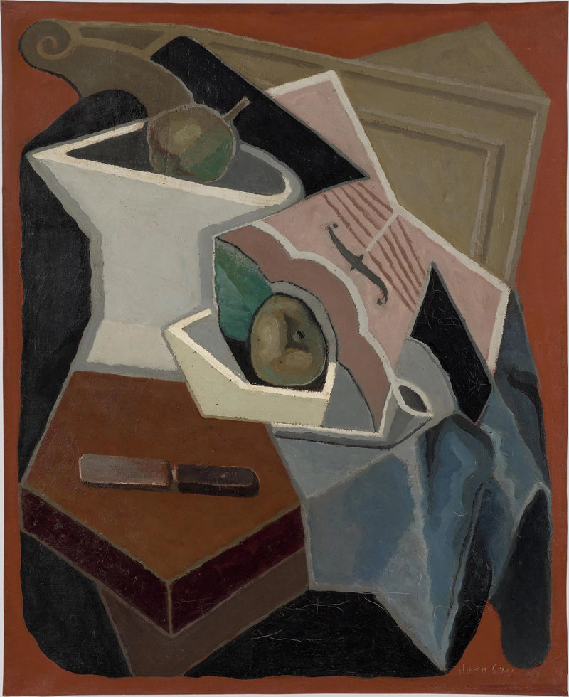 Keman ve Meyve Tabağı - Juan Gris