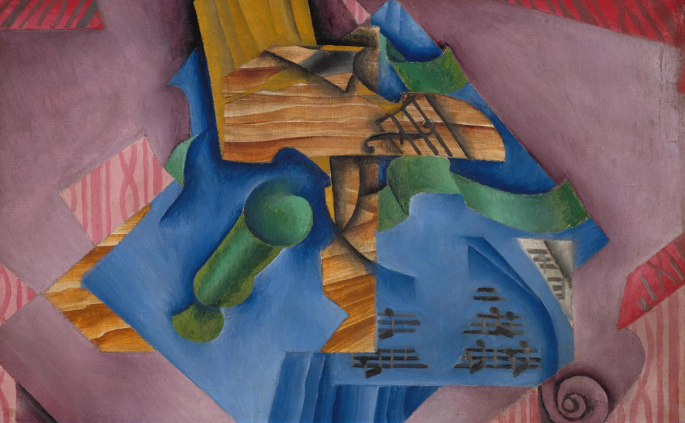 Violon et verre - Juan Gris - Alpha Reproduction