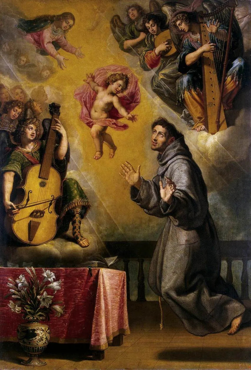 Vision de saint Antoine de Padoue - Vincenzo Carducci