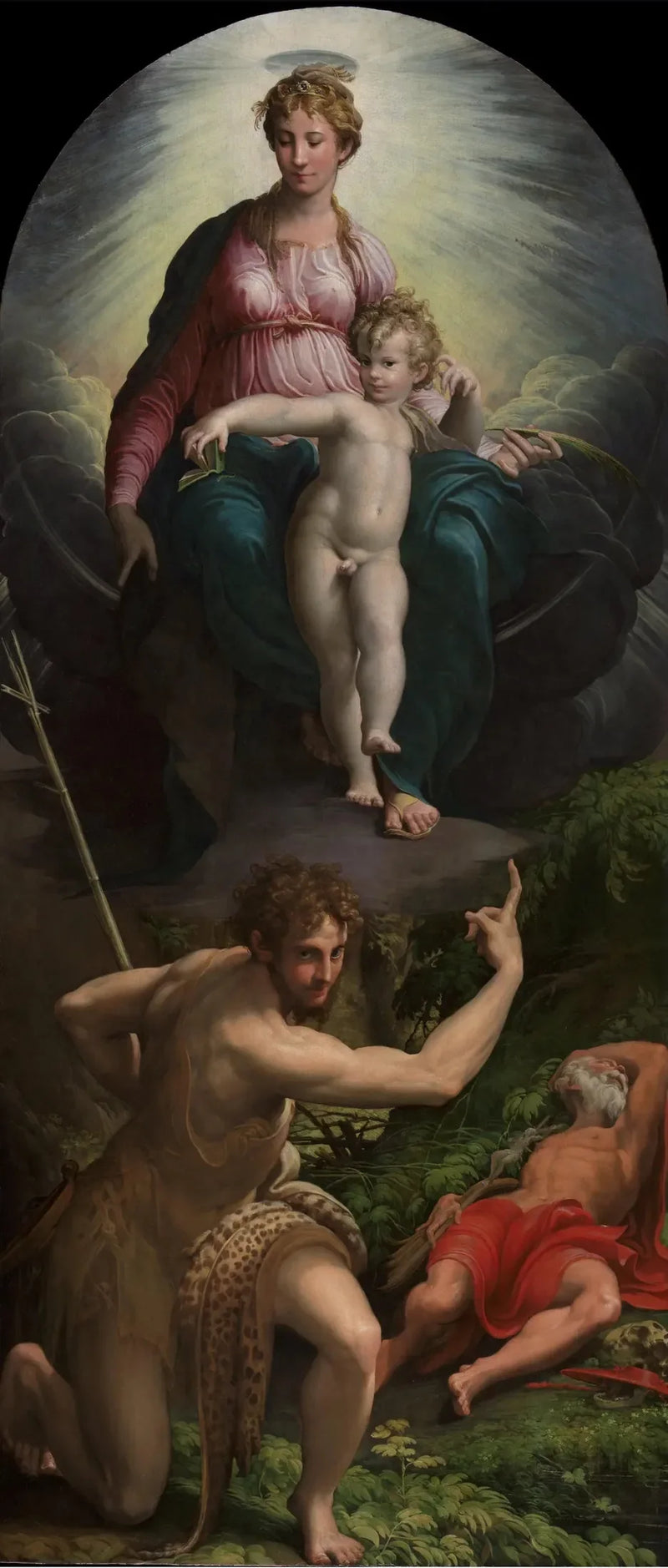Aziz Jerome Görünümü - Parmigianino