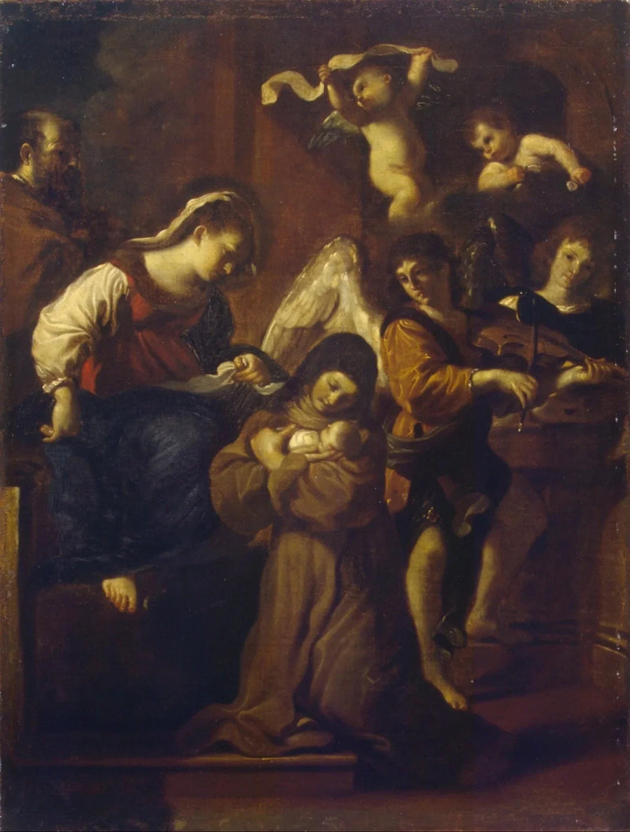 Sainte Claire Görünümü - Guercino