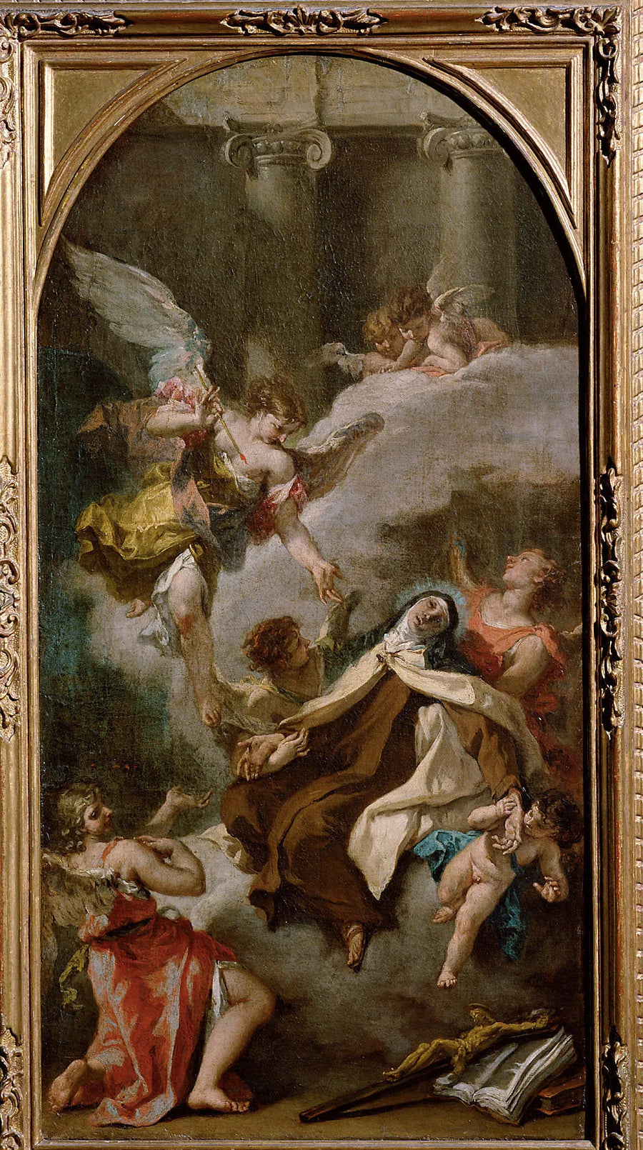 Avila'lı Azize Teresa'nın Görünümü - Sebastiano Ricci