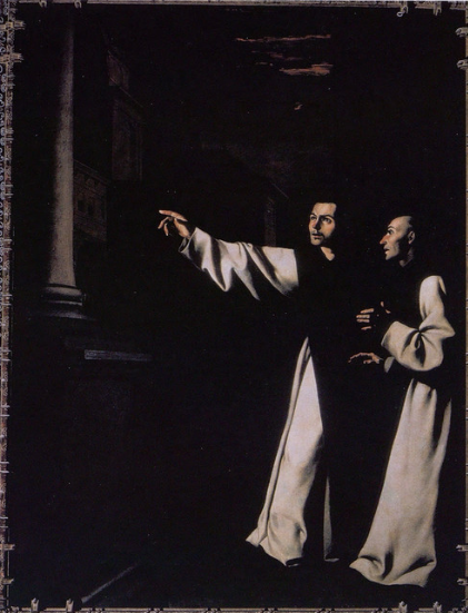 Salamanca'dan Kardeş Pedro'nun Kehaneti Görüşü - Francisco de Zurbarán