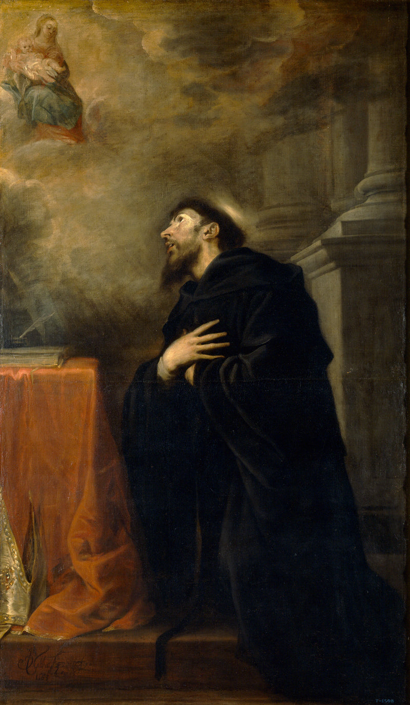 Vision de saint Augustin - Mateo Cerezo